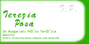 terezia posa business card